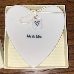 Mr. & Mrs. ring dish
